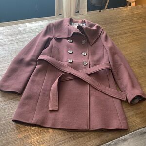 J. Crew 12 Women's Pea Coat - plum purple
